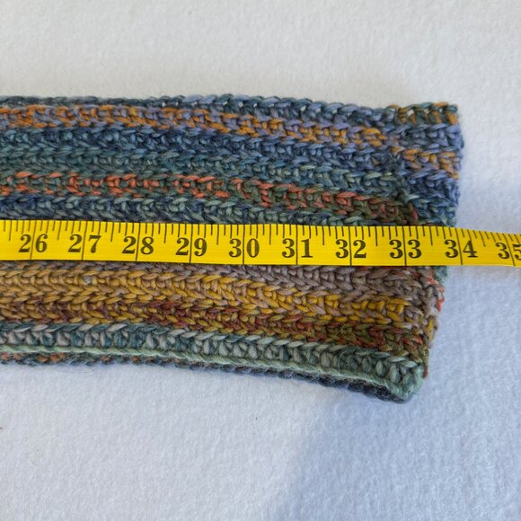 HANDMADE Crochet Moss Stitch Infinity Scarf NWT One of a Kind - Picture 9 of 12